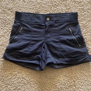 Athleta Black Zipper Pocket Short